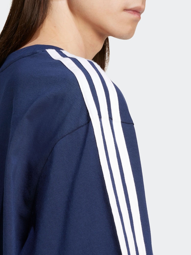 adidas Originals Navy Oversized T-Shirt - Image 2 of 6