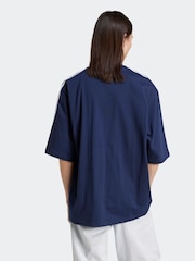 adidas Originals Navy Oversized T-Shirt - Image 3 of 6