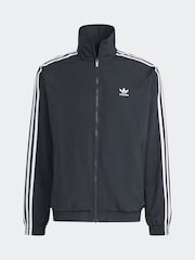 adidas Originals Black/White Adicolor Woven Firebird Jacket - Image 7 of 7
