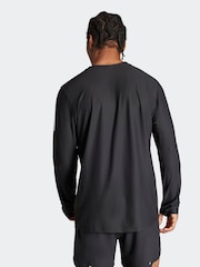 adidas Black Own the Run Long Sleeve Long-Sleeve Top - Image 2 of 6