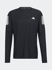 adidas Black Own the Run Long Sleeve Long-Sleeve Top - Image 6 of 6