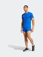 adidas Blue Adizero Essentials Running T-Shirt - Image 3 of 17