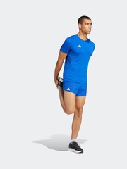 adidas Blue Adizero Essentials Running T-Shirt - Image 5 of 17