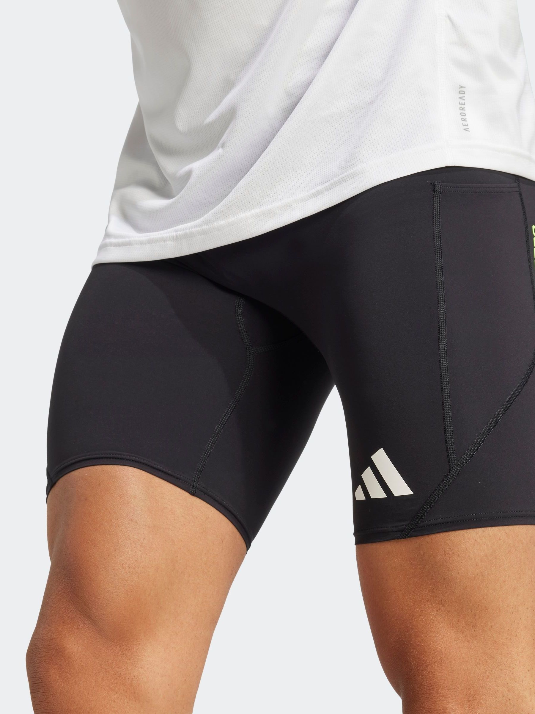 Buy adidas Black Adizero Running Short Pocket Leggings from Next USA