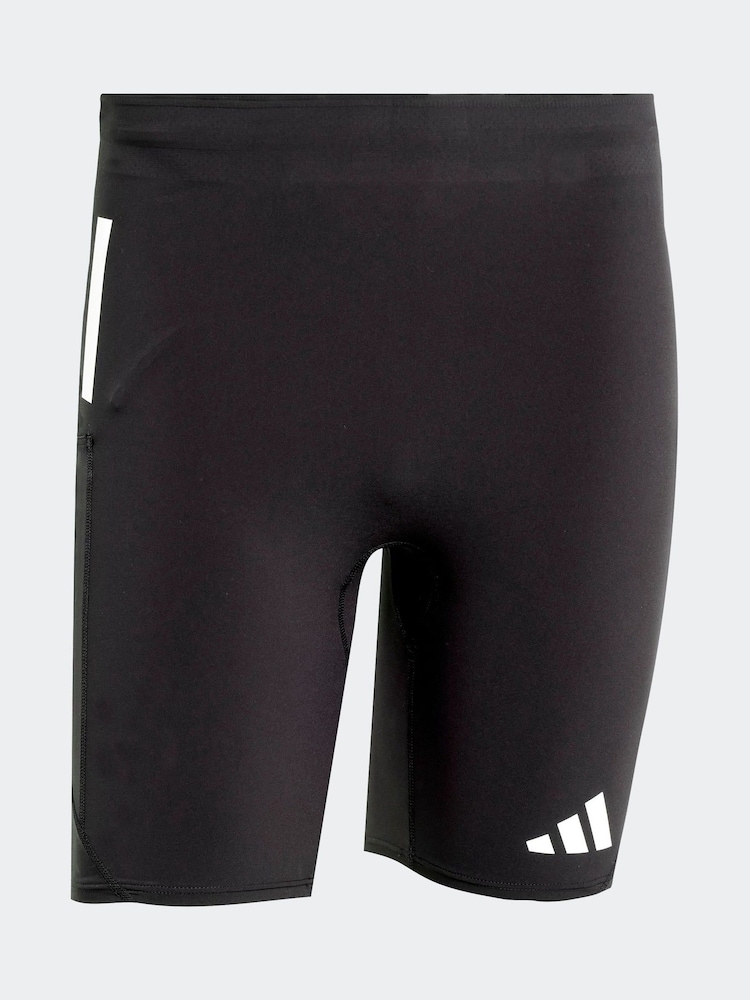 adidas Black Adizero Running Short Pocket Leggings - Image 6 of 6
