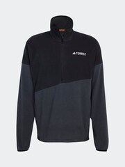 adidas Black/Grey Terrex Multi Climawarm Anorak Fleece - Image 15 of 15