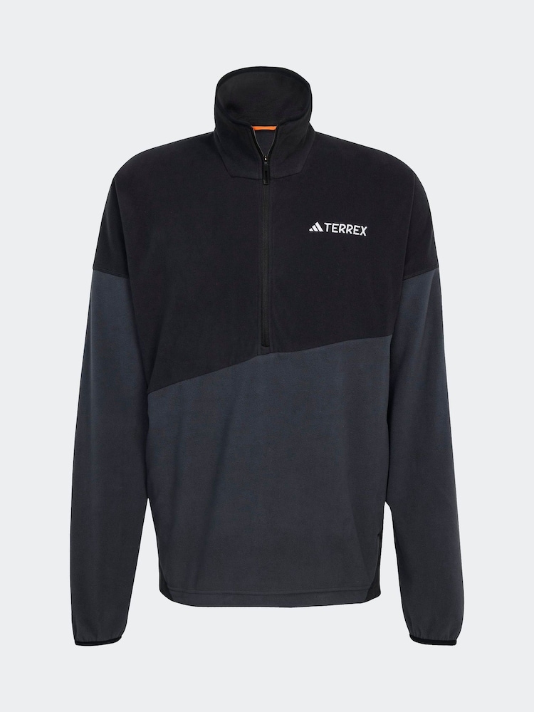 adidas Black/Grey Terrex Multi Climawarm Anorak Fleece - Image 15 of 15 adidas Black/Grey Terrex Multi Climawarm Anorak Fleece - Image 15 of 15