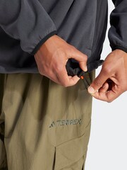 adidas Black/Grey Terrex Multi Climawarm Anorak Fleece - Image 9 of 15