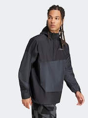 adidas Black/Grey Terrex Xploric 2.5L Climaproof Anorak - Image 3 of 6