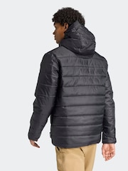 adidas Black Terrex Essentials Climawarm Insulated Hooded Jacket - Image 2 of 6