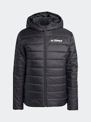 adidas Black Terrex Essentials Climawarm Insulated Hooded Jacket - Image 6 of 6