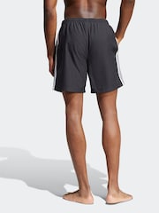 adidas Black Adicolor 3-Stripes 8-Inch Swim Shorts - Image 2 of 6