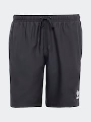 adidas Black Adicolor 3-Stripes 8-Inch Swim Shorts - Image 6 of 6