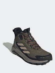 adidas Terrex Khaki Green Terrex Anylander Mid Rain.Rdy Hiking Trainers - Image 4 of 10