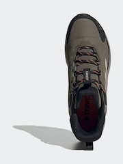 adidas Terrex Khaki Green Terrex Anylander Mid Rain.Rdy Hiking Trainers - Image 7 of 10