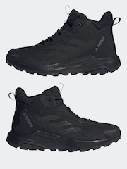 adidas Terrex Black Terrex Anylander Mid Rain.Rdy Hiking Trainers - Image 6 of 10