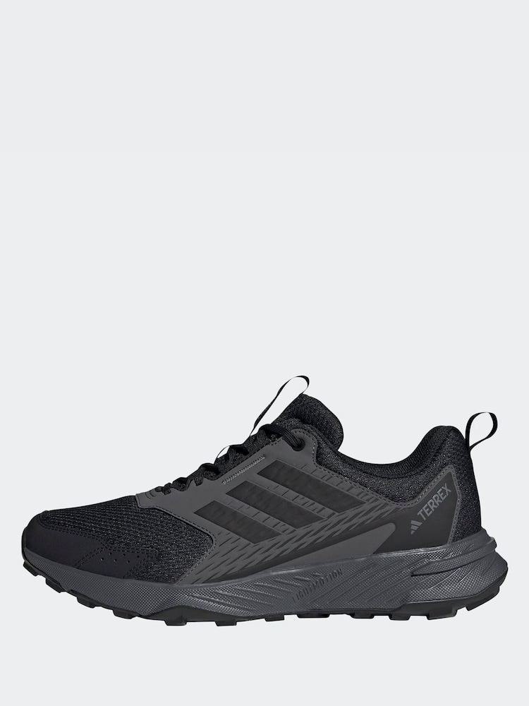 adidas Terrex Black Tracefinder Trail Running Trainers - Image 2 of 9