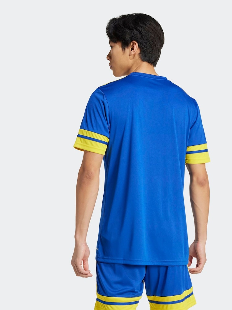 adidas Blue Squadra 25 Jersey T-Shirt - Image 2 of 8 adidas Blue Squadra 25 Jersey T-Shirt - Image 2 of 8