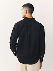 Black Long Sleeve Denim Shirt - Image 2 of 7