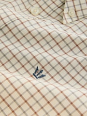 Neutral Long Sleeve Check Oxford Shirt - Image 8 of 8