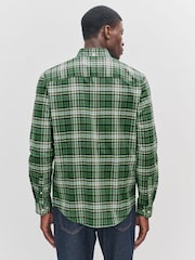 Green Long Sleeve Check Oxford Shirt - Image 3 of 9
