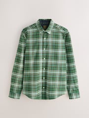 Green Long Sleeve Check Oxford Shirt - Image 7 of 9