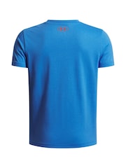 Under Armour Blue Boxed Sports Short Sleeve T-Shirt - Image 2 of 2