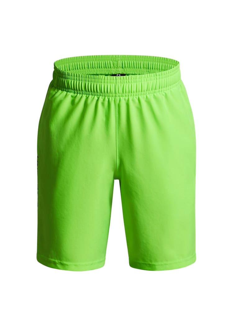 Under Armour Green Woven Wordmark Shorts - Image 1 of 3