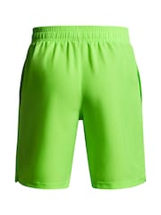 Under Armour Green Woven Wordmark Shorts - Image 2 of 3