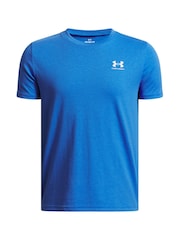 Under Armour Blue Dark Sportstyle Short Sleeve T-Shirt - Image 1 of 2