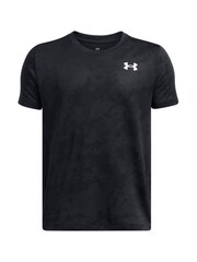 Under Armour Black Tech Vent Jaquard T-Shirt - Image 1 of 2