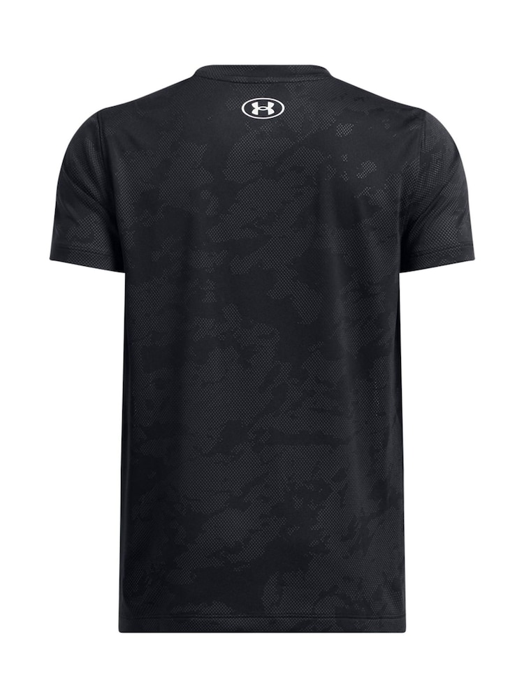 Черный - Under Armour Tech Vent Jaquard T-Shirt - Image 2 of 2 Черный - Under Armour Tech Vent Jaquard T-Shirt - Image 2 of 2