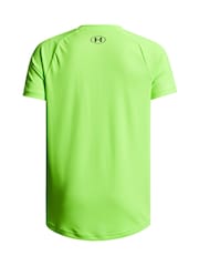 Limettengrün - Under Armour Tech 20 T-Shirt, kurzärmlig aus 100 % Baumwolle - Bild 2 von 2