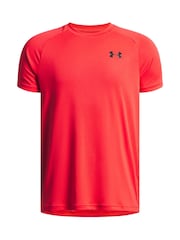 Under Armour Red Cotton Tech 20 Short Sleeve T-Shirt - Image 1 of 2