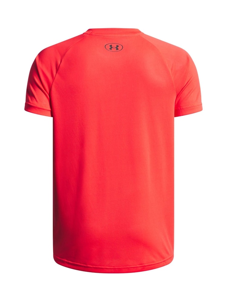 Under Armour Red Cotton Tech 20 Short Sleeve T-Shirt - Image 2 of 2