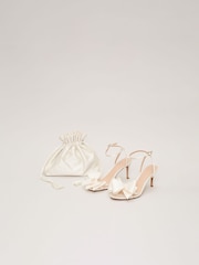 Phase Eight White Pearl Drawstring Clutch - Image 5 of 7