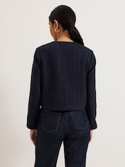 Phase Eight Blue Petite Ripley Boucle Jacket - Image 2 of 6