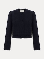 Phase Eight Blue Petite Ripley Boucle Jacket - Image 6 of 6