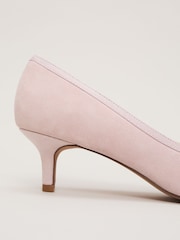 Phase Eight Pink Bow Kitten Heel Court Shoes - Imagen 3 de 9