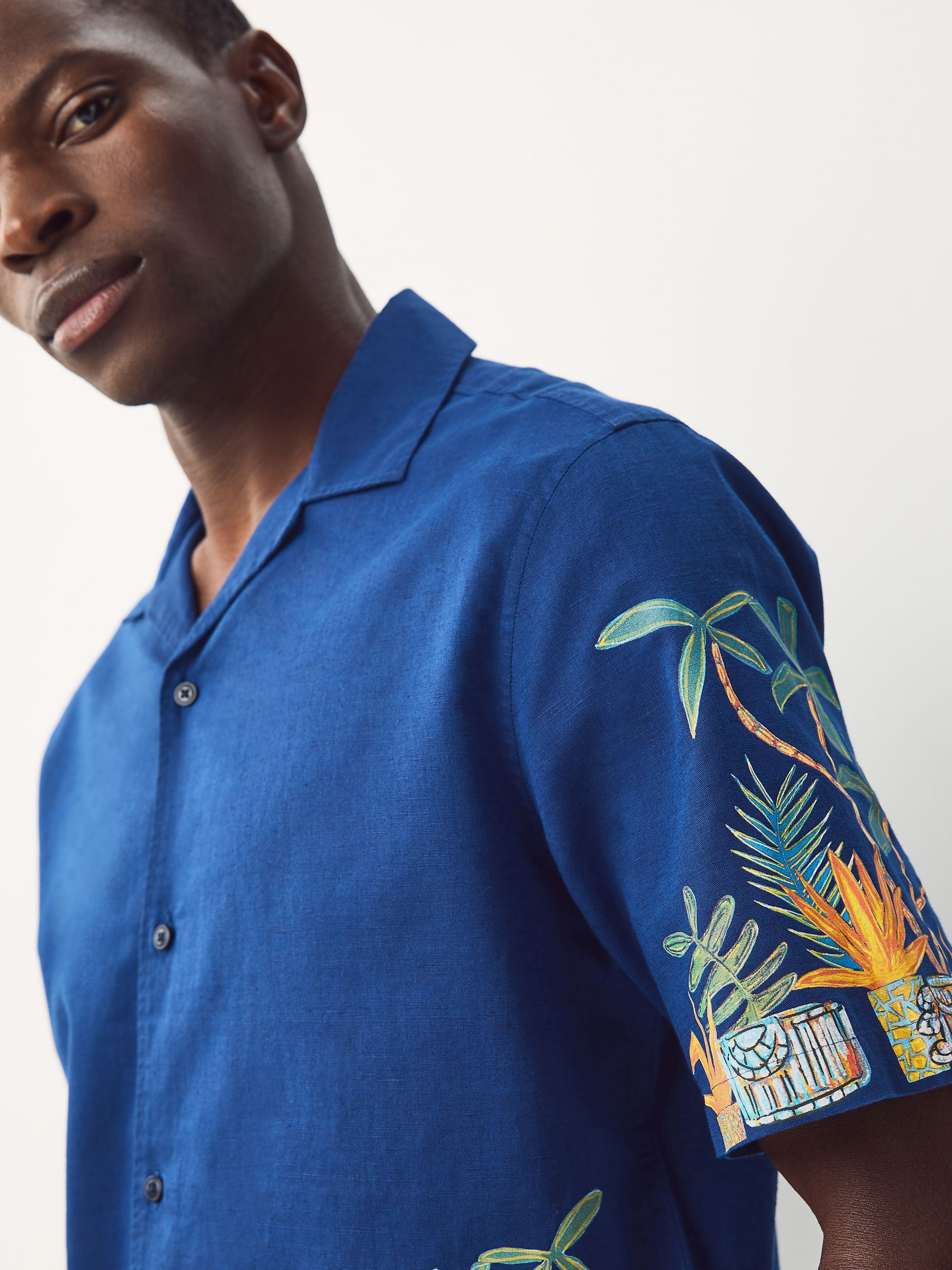 Buy Navy Blue Alec Cumming Printed Short Sleeve Shirt from Next USA