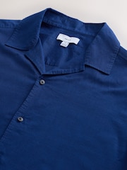 Темно-синий - Alec Cummings Printed Short Sleeve Shirt - Изображение 6 из 7