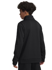 Under Armour Black Fleece Quarter Zip Sweatshirt - Image 2 of 5