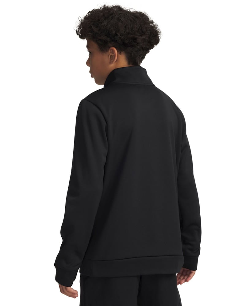 Under Armour Black Fleece Quarter Zip Sweatshirt - Image 2 of 5