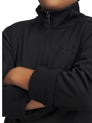 Under Armour Black Fleece Quarter Zip Sweatshirt - Image 3 of 5