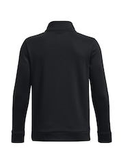 Under Armour Black Fleece Quarter Zip Sweatshirt - Image 5 of 5
