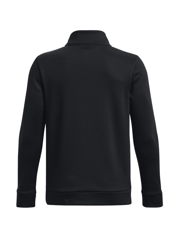 Under Armour Black Fleece Quarter Zip Sweatshirt - Image 5 of 5