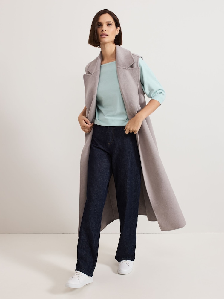 Phase Eight Blue Cristine Knit Jumper - Image 7 of 7