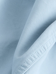 Light Blue Twin Pocket Canvas Shacket Overshirt - Image 7 of 8