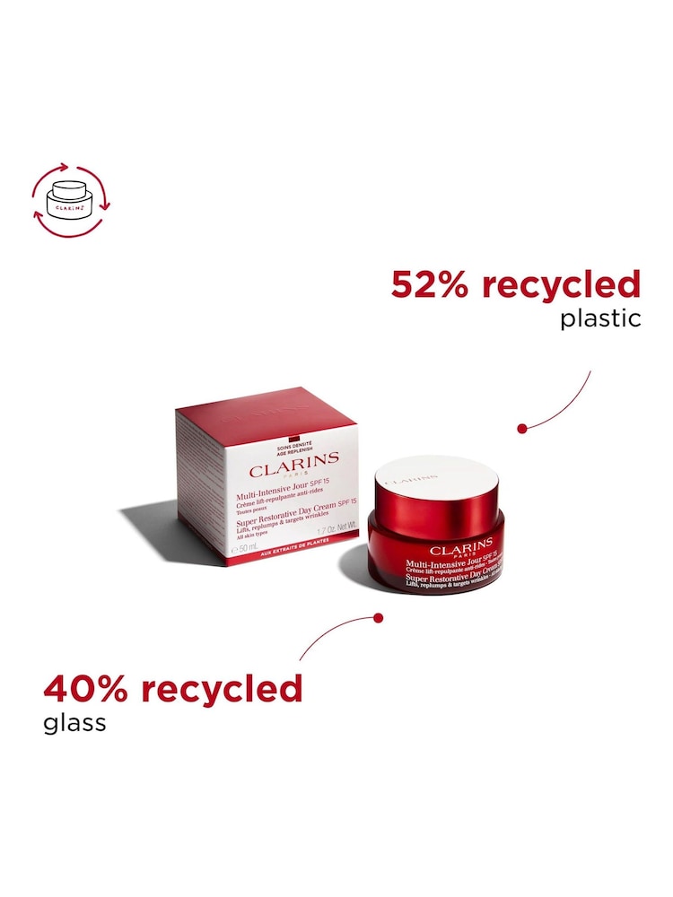 Clarins Super Restorative Day Cream SPF15 50ml - Image 10 of 10 Clarins Super Restorative Day Cream SPF15 50ml - Image 10 of 10