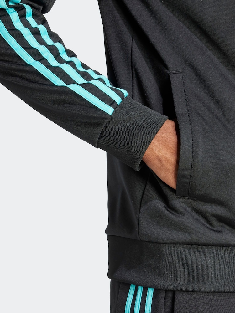 adidas Black Mercedes Petronas Formula One Team Track Top - Image 2 of 7